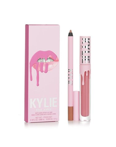 카일리 바이 카일리 제너 매트 립 키트 매트 립 키트: 매트 리퀴드 립스틱 3ml + 립 라이너 1.1g  # 808 카일리 매트 2pcs