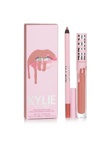 카일리 바이 카일리 제너 매트 립 키트 매트 립 키트: 매트 리퀴드 립스틱 3ml + 립 라이너 1.1g  # 802 캔디케이 매트 2pcs