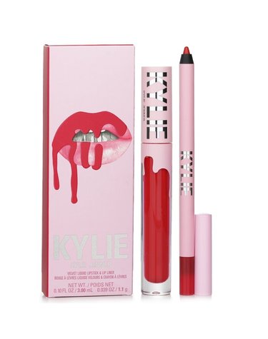 카일리 바이 카일리 제너 벨벳 립 키트: 벨벳 리퀴드 립스틱 3ml + 립라이너 1.1g  # 405 레드벨벳 2pcs