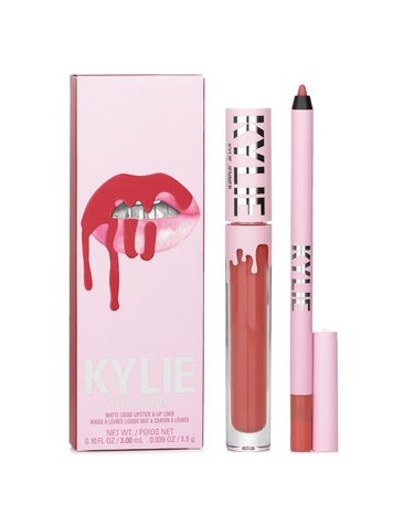 카일리 바이 카일리 제너 매트 립 키트 매트 립 키트 : 매트 리퀴드 립스틱 3ml + 립 라이너 1.1g  # 801 퀸 2pcs