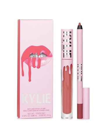 카일리 바이 카일리 제너 매트 립 키트 매트 립 키트: 매트 리퀴드 립스틱 3ml + 립 라이너 1.1g  # 704 스웨터 웨더 2pcs