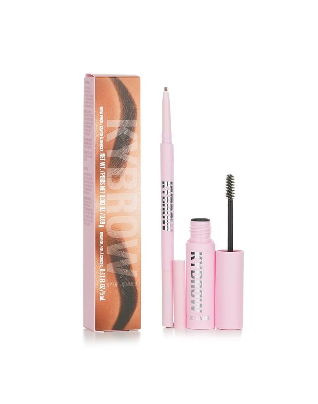 카일리 바이 카일리 제너 카일리 바이 카일리 제너 카이브로우 키트 카이브로 키트: 브로우 젤 5ml + 브로우 펜슬 0.09g # 003 쿨 브라운 2pcs 착용컷
