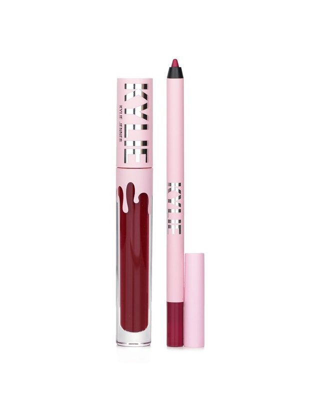 카일리 바이 카일리 제너 카일리 바이 카일리 제너 매트 립 키트 매트 립 키트 : 매트 리퀴드 립스틱 3ml + 립 라이너 1.1g # 403 바이트 미 2pcs 착용컷