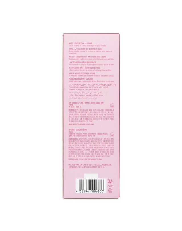 카일리 바이 카일리 제너 카일리 바이 카일리 제너 매트 립 키트 매트 립 키트 : 매트 리퀴드 립스틱 3ml + 립 라이너 1.1g # 302 스노우웨이 배 2pcs 착용컷