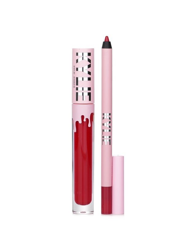 카일리 바이 카일리 제너 카일리 바이 카일리 제너 매트 립 키트 매트 립 키트 : 매트 리퀴드 립스틱 3ml + 립 라이너 1.1g # 402 메리 조케이 2pcs 착용컷