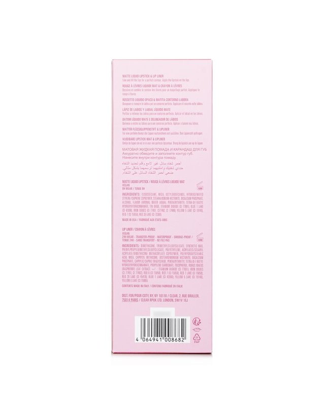 카일리 바이 카일리 제너 카일리 바이 카일리 제너 매트 립 키트 매트 립 키트: 매트 리퀴드 립스틱 3ml + 립 라이너 1.1g # 704 스웨터 웨더 2pcs 착용컷