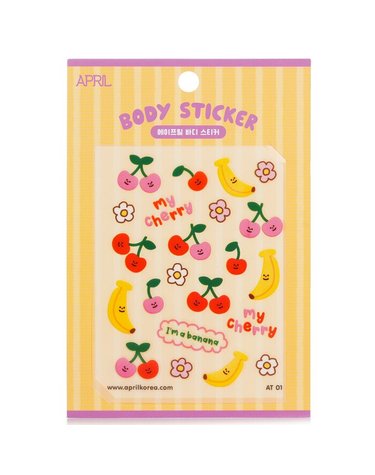 에이프릴 코리아 에이프릴 바디 스티커 에이프릴 바디 스티커  # AT 01 1pc