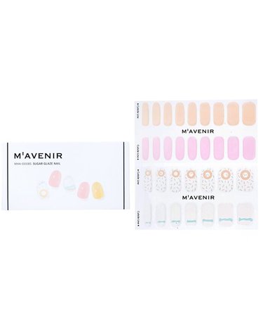 마베니르 네일 스티커 다양한 색상 Nail Sticker Assorted Colour  # Sugar Glaze Nail MHA00085 / 026903 Exp. Date 22 Nov 2025 32pcs