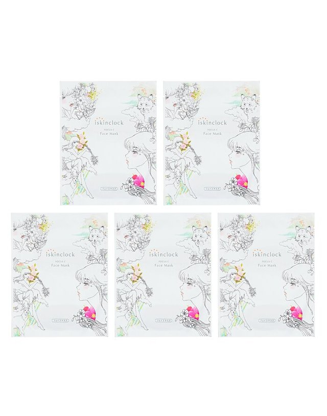 이스킨클락 이스킨클락 포커스 C 페이스 마스크 5pcs 착용컷