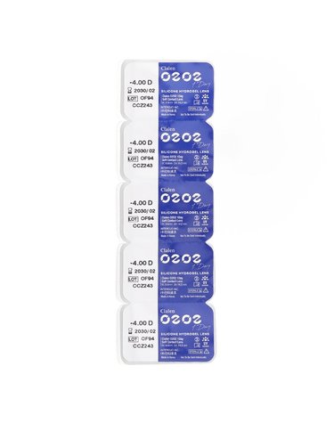 클라렌 O2O2 데일리 클리어 4.00 5pcs x 1 strip