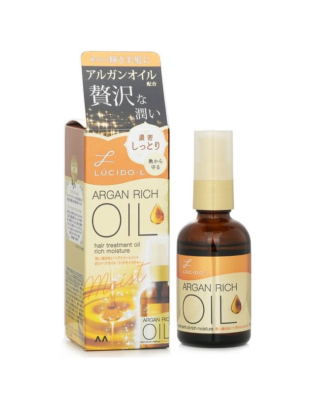 루시도엘 루시도엘 아르간 오일 헤어 트리트먼트 오일 리치 모이스처 60ml 착용컷