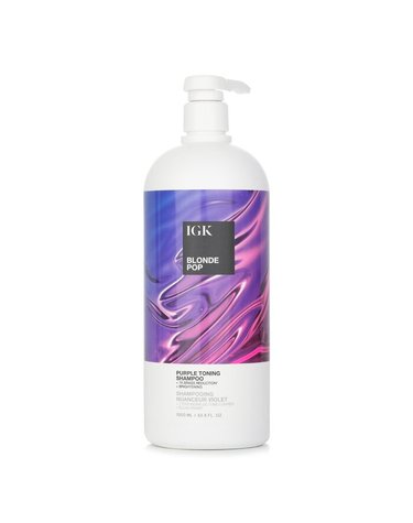 IGK 블론드 팝 퍼플 토닝 샴푸 1000ml