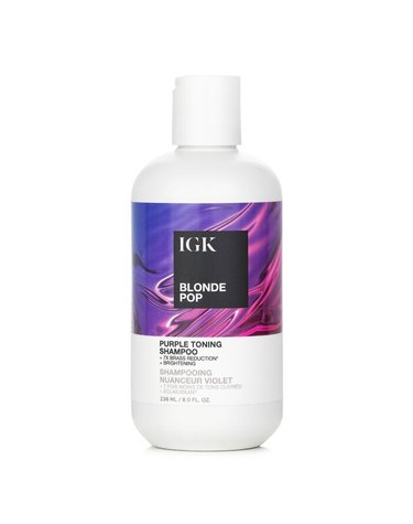 IGK 블론드 팝 퍼플 토닝 샴푸 236ml
