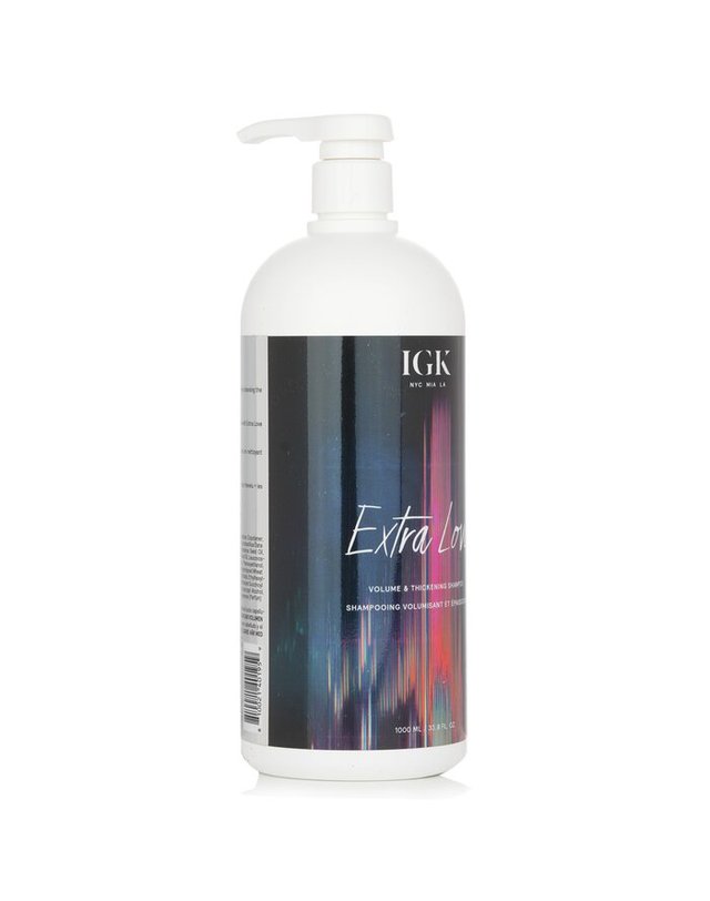 아이지케이 IGK 엑스트라 러브 앤 씨크닝 샴 1000ml 착용컷