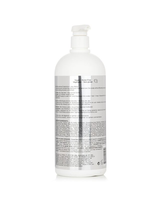 아이지케이 IGK 엑스트라 러브 앤 씨크닝 샴 1000ml 착용컷