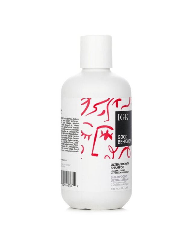 아이지케이 IGK 굿 비헤이비어 울트라 스무스 샴푸 236ml 착용컷