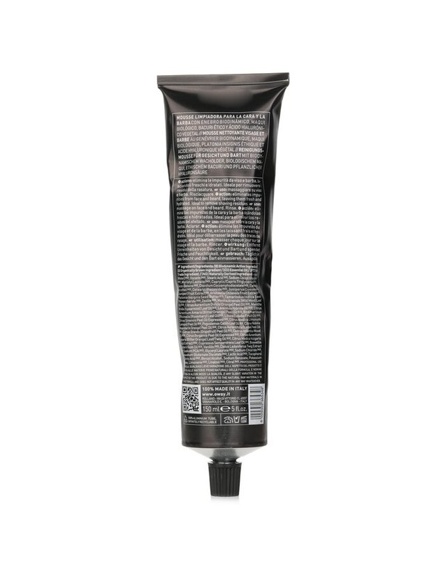 오웨이 오웨이 페이스 앤 비어드 하이드레이팅 클렌저 150ml 착용컷
