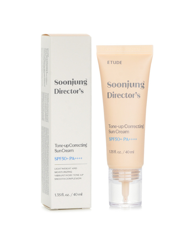 에뛰드 하우스 에뛰드 하우스 순정 디렉터스 톤업 커렉팅 SUN크림 SF 50 40ml 착용컷