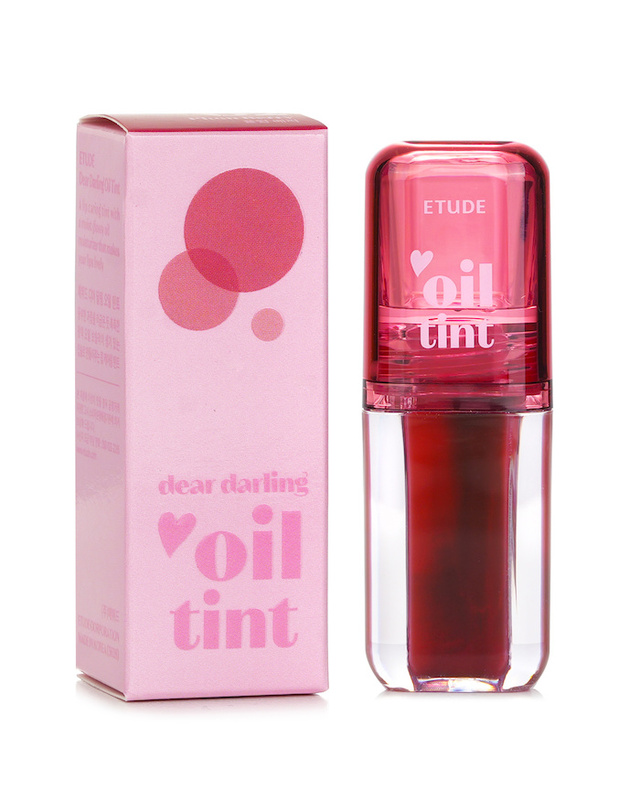 에뛰드 하우스 에뛰드 하우스 디어 달링 오일 틴트 # 02 Plum Berry 4.2g 착용컷