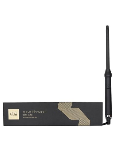 지에이치디 곡선 얇은 지팡이 꽉 컬 헤어 컬러  # 블랙 1pc