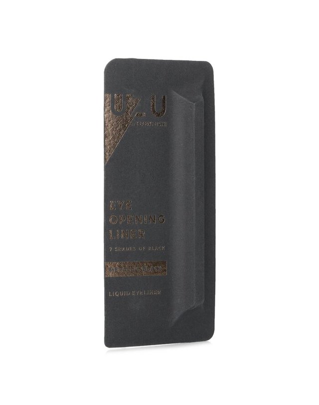 우즈 UZU 아이오프닝 라이너 # 메탈릭 블랙 0.55ml 착용컷