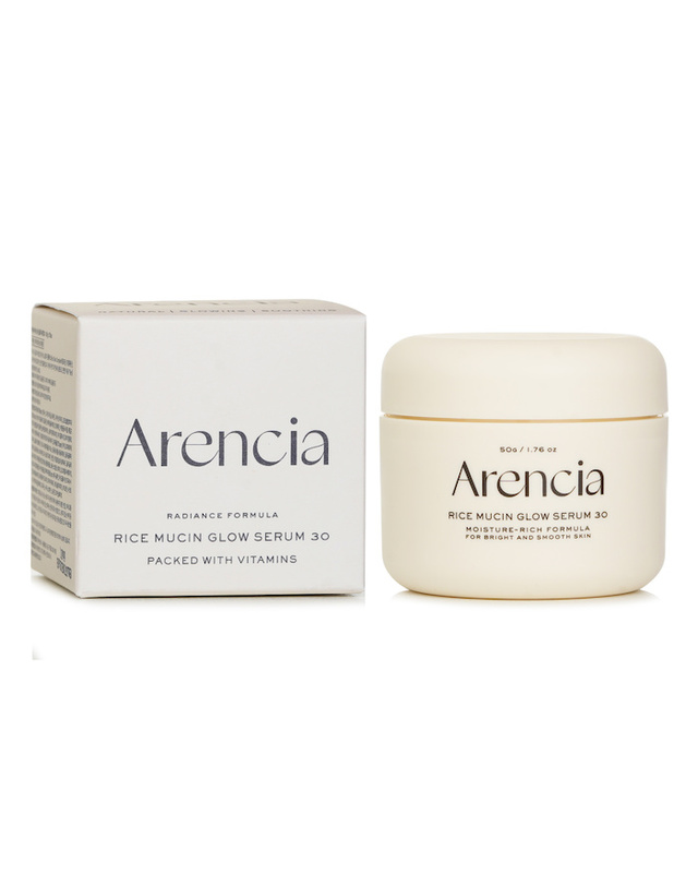 아렌시아 아렌시아 쌀 뮤신 글로우 세럼 30 50g 착용컷