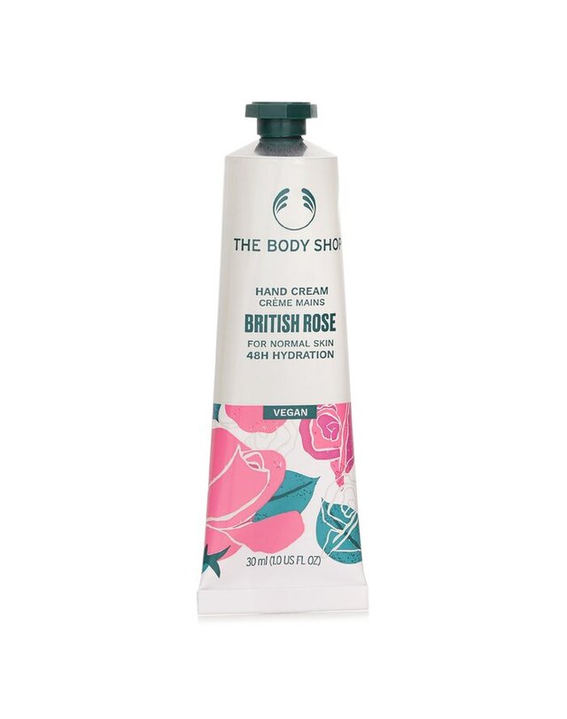 더바디샵 바디샵 브리티시 로즈 핸드 크림 30ml 착용컷