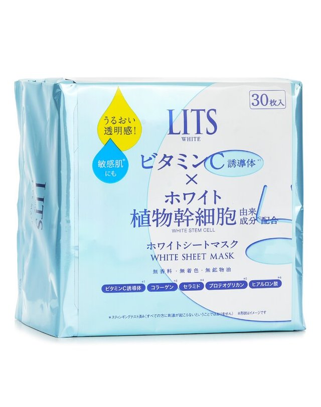 리츠 리츠 화이트 시트 마스크 30sheets 착용컷