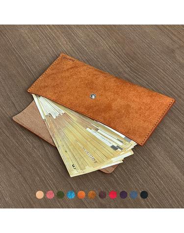 핸드메이드 만능 지폐 현금지갑 이태리 푸에블로 가죽 이니셜 여행 골프 라운딩 11color