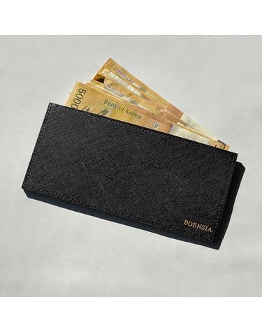 핸드메이드 슬림 지폐 현금지갑 사피아노 가죽 이니셜 각인 여행 골프 내기 라운딩