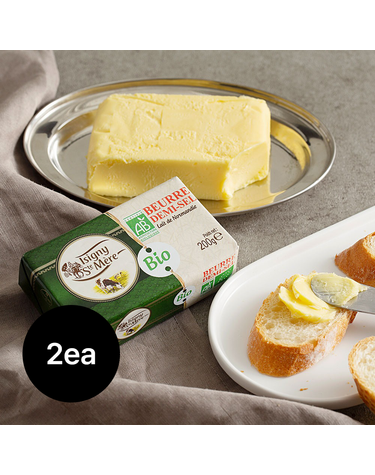 [본사직영] 이즈니 오가닉 버터 브릭 200g + 200g (총 400g)
