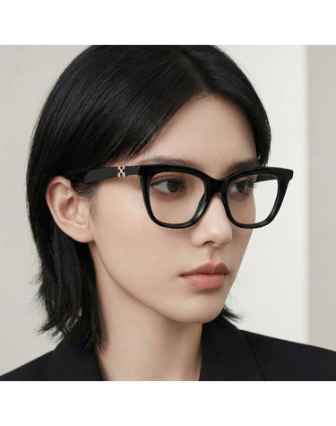 오프화이트 안경테 OERJ07T 1000 캣아이 명품 패션 뿔테 남자 여자