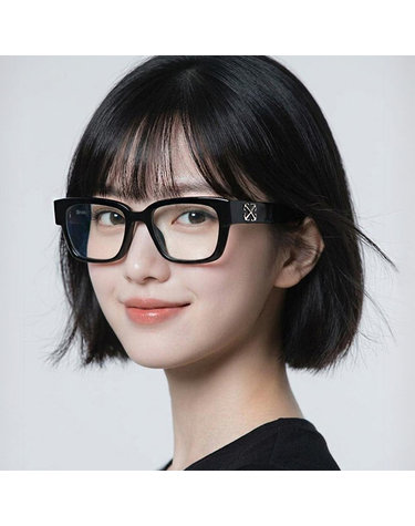 오프화이트 안경테 OERJ059 1000 블루라이트차단 블랙 사각 남자 여자 명품 패션