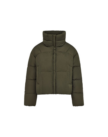 하모니 크롭 (HARMONIE CROP) 다운 자켓 - Deep Khaki_PYWJU5F003KH