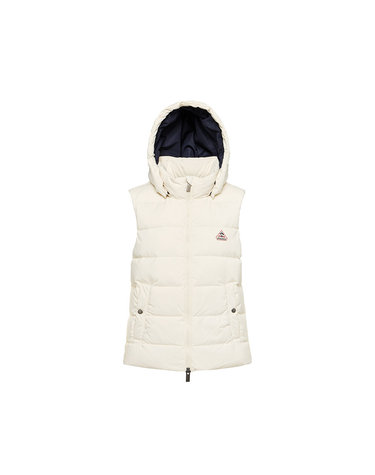 스푸트닉 베스트 (SPOUTNIC VEST) 후드 다운 베스트 - IVORY