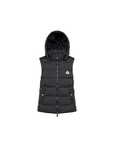 스푸트닉 베스트 (SPOUTNIC VEST) 후드 다운 베스트 - BLACK