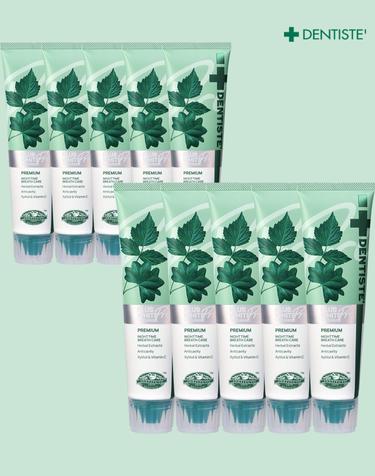 덴티스테 덴티스테 플러스화이트 프로 불소 휴대용치약 60g 10개 구취 충치케어