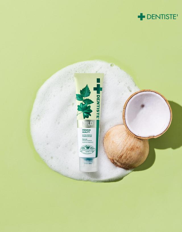 덴티스테 덴티스테 뉴마일드 무불소 휴대용치약 60g 4개 구취케어 착용컷
