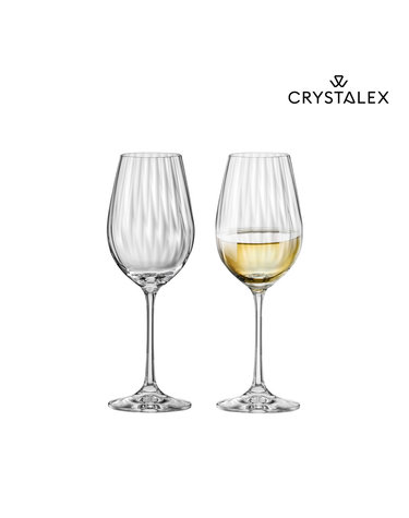 [크리스탈렉스] 워터폴 화이트 와인잔 (350ml) 2p