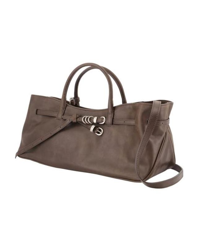 마지셔우드 [해외직구] 26FW 마지셔우드 토트백 M26431TB11PUSA BROWN 착용컷