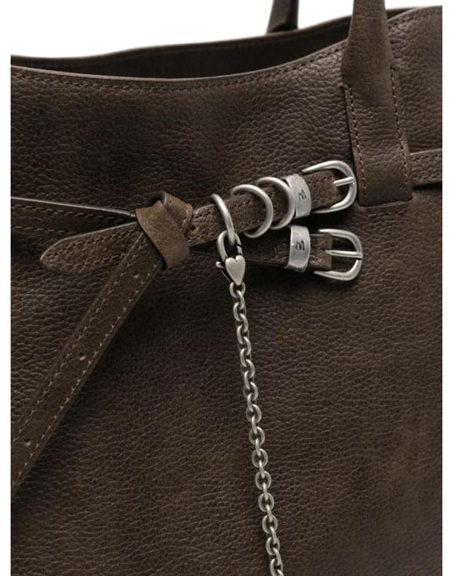 마지셔우드 [해외직구] 26FW 마지셔우드 토트백 M26531SB20EPWR BROWN 착용컷