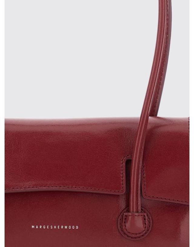 마지셔우드 [해외직구] 26FW 마지셔우드 토트백 M26531SB16 WINEGLOSSYPLAIN Burgundy 착용컷