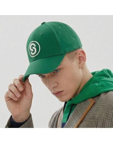 [세인트나인] 남성 S로고 볼캡 GREEN