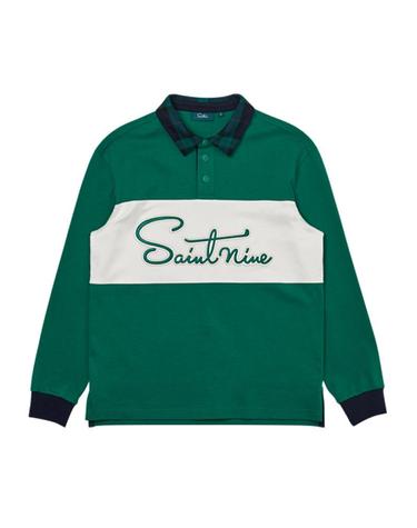 [세인트나인] 남성 세인트나인 럭비 폴로티셔츠 GREEN