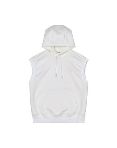 [세인트나인] 남성 테크니컬 저지 후드 베스트 OFF WHITE