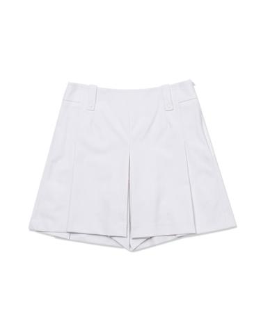 [세인트나인] 여성 심볼 큐롯 반바지 OFF WHITE