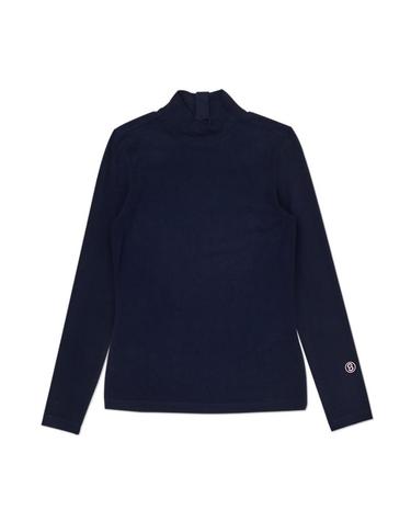 [세인트나인] 여성 스카프디테일 모크넥 NAVY