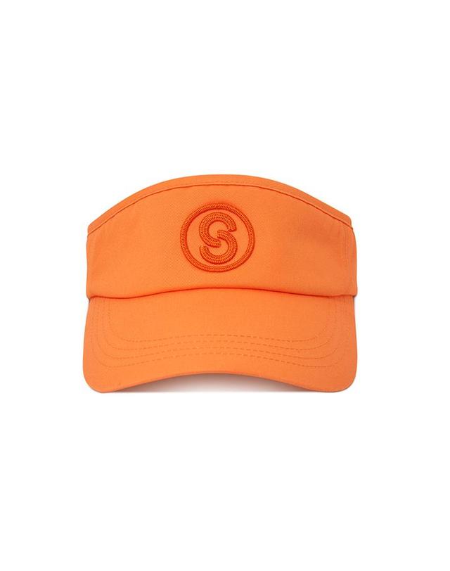 세인트나인 [세인트나인] 여성 S 심볼 로고 썬바이져 LIGHT ORANGE 착용컷