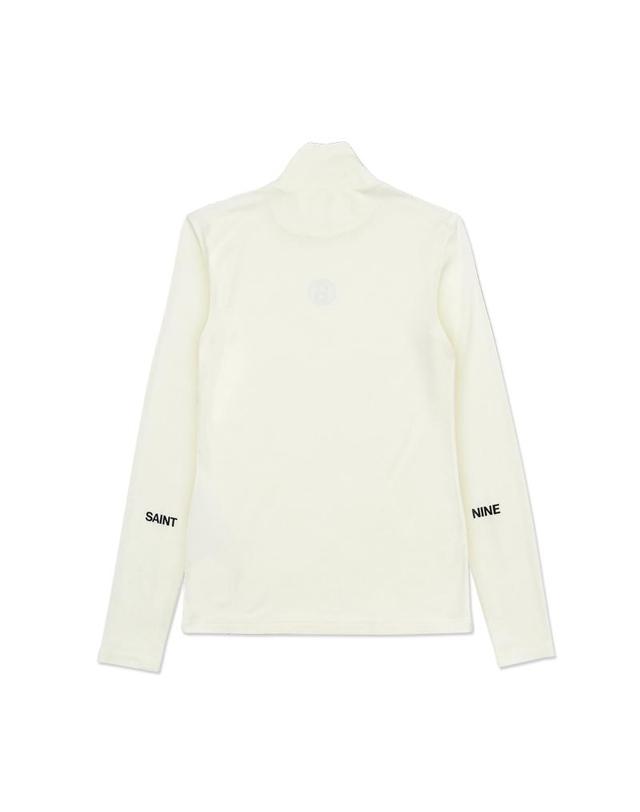 세인트나인 [세인트나인] 여성 베이스레이어 OFF WHITE 착용컷