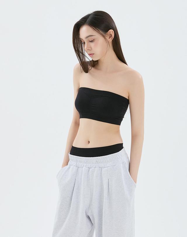 하그노스 하그노스 심리스 오프숄더 브라탑 착용컷